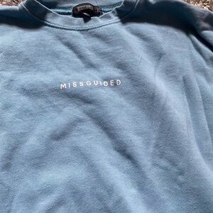 Missguided Light Blue Crewneck